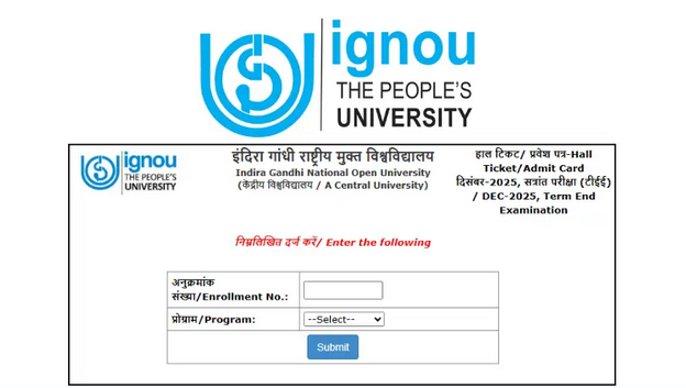 IGNOU Hall Ticket