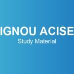 ignou-acise-study-material