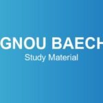 ignou-baech-study-material