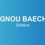 ignou-baech-syllabus