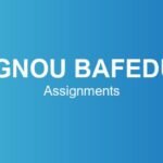 ignou-bafedu-assignments