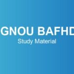 ignou-bafhd-study-material