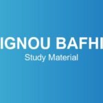 ignou-bafhi-study-material