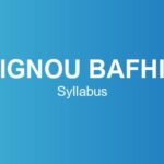 ignou-bafhi-syllabus