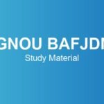 ignou-bafjdm-study-material
