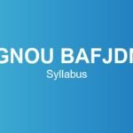 ignou-bafjdm-syllabus
