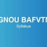 ignou-bafvtm-syllabus