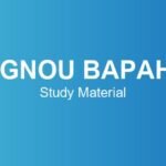 ignou-bapah-study-material