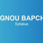 ignou-bapch-syllabus