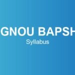 ignou-bapsh-syllabus