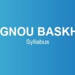 ignou-baskh-syllabus