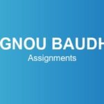 ignou-baudh-assignments