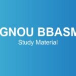 ignou-bbasm-study-material