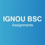 ignou-bsc-assignments