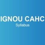 ignou-cahc-syllabus