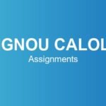 ignou-calol-assignments