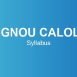 ignou-calol-syllabus