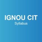 ignou-cit-syllabus