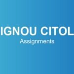 ignou-citol-assignments