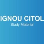 ignou-citol-study-material