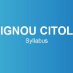 ignou-citol-syllabus