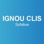 ignou-clis-syllabus