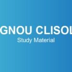 ignou-clisol-study-material