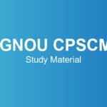 ignou-cpscm-study-material