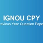 ignou-cpy-previous-year-question-papers