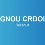 ignou-crdol-syllabus