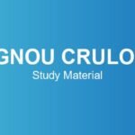 ignou-crulol-study-material