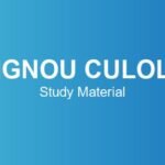 ignou-culol-study-material