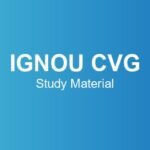 ignou-cvg-study-material