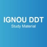 ignou-ddt-study-material