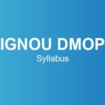 ignou-dmop-syllabus