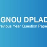 ignou-dplad-previous-year-question-papers