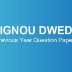 ignou-dwed-previous-year-question-papers