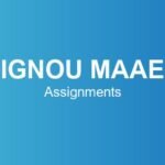 ignou-maae-assignments