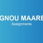 ignou-maarb-assignments