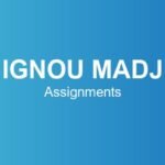 ignou-madj-assignments