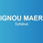 ignou-maer-syllabus