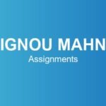 ignou-mahn-assignments