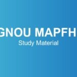 ignou-mapfhs-study-material