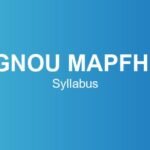 ignou-mapfhs-syllabus