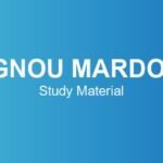 ignou-mardol-study-material