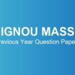 ignou-mass-previous-year-question-papers