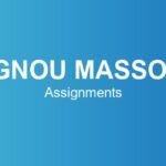 ignou-massol-assignments