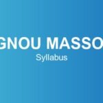 ignou-massol-syllabus