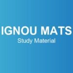 ignou-mats-study-material