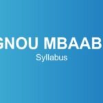 ignou-mbaabm-syllabus